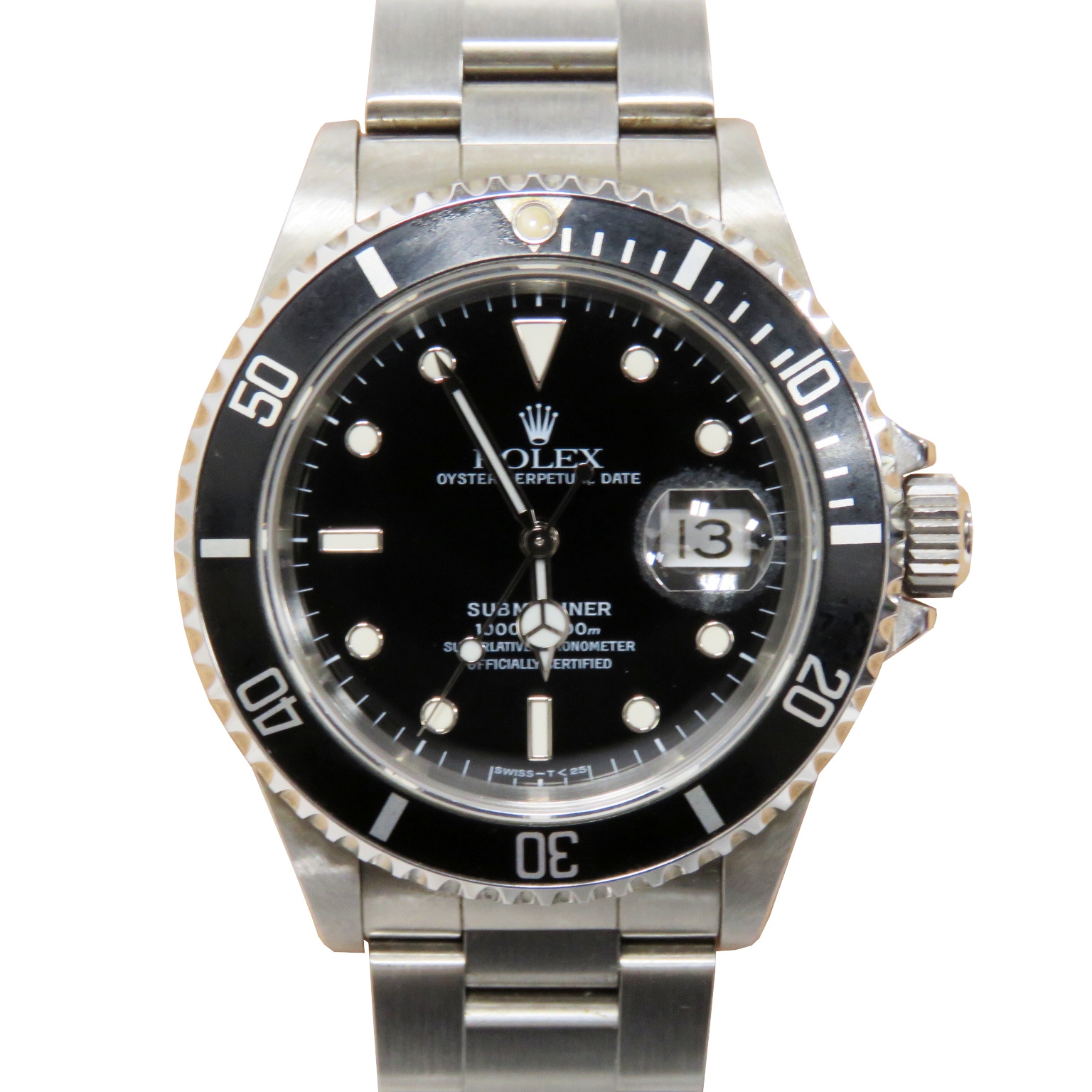 D-021 ROLEX (����å���) ���֥ޥ꡼�ʡ��ǥ��� �ӻ��� 16610 �֥�å� SS ���������� ��°�ʴ��� ��� ���Ź