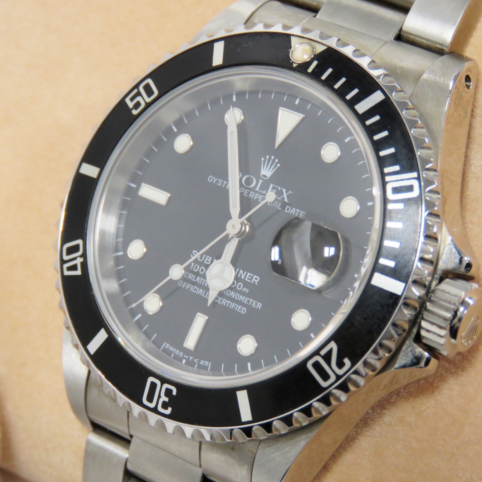 D-021 ROLEX (����å���) ���֥ޥ꡼�ʡ��ǥ��� �ӻ��� 16610 �֥�å� SS ���������� ��°�ʴ��� ��� ���Ź