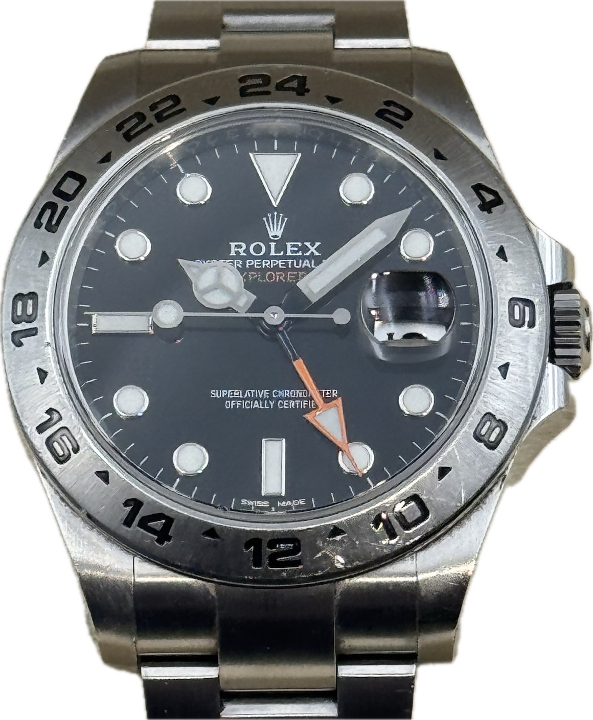 ROLEX(ロレックス) エクスプローラーⅡ 216570 ブラック ギャラ無し