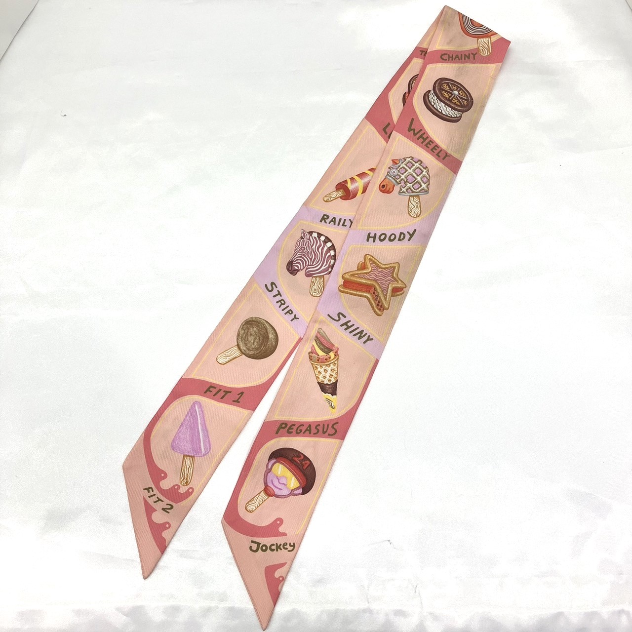 エルメス ツイリー ファニー・アイスクリーム 新品未使用 HERMES エルメス ツイリー ファニーアイスクリーム Funny Ice