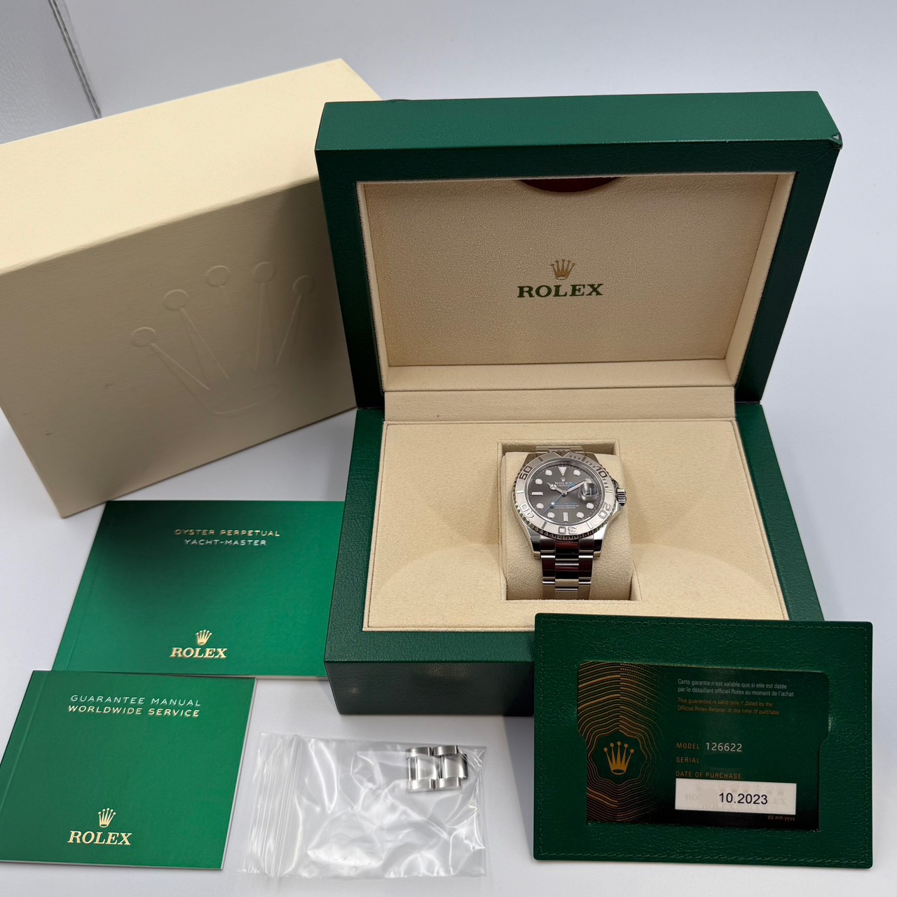 ROLEX (����å���) ��åȥޥ�����40 �ӻ��� 126622 ���졼�� SS ���������� ����� ���ض�Ź ST-627