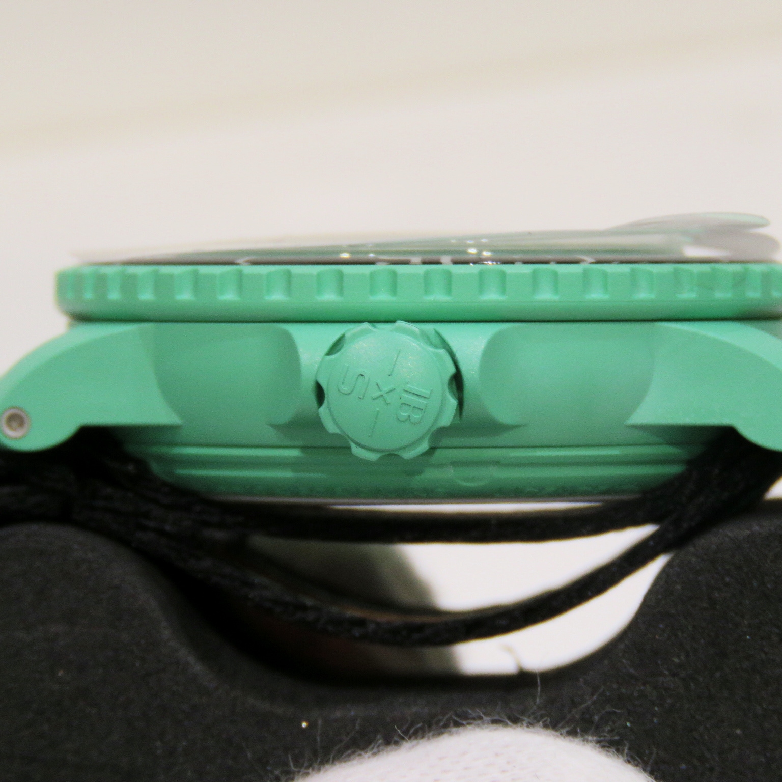 Blancpain x Swatch (�֥��ѥ�ߥ������å�) �Х�������ߥå� �������� �ե��եƥ��ե����ॹ ����ǥ����󥪡������ �ӻ��� SO35I100 �֥�å��ߥ��꡼�� ����ߥå�/���ȥ�å� ��°�ʴ��� ̤���� A-074 ���Ź