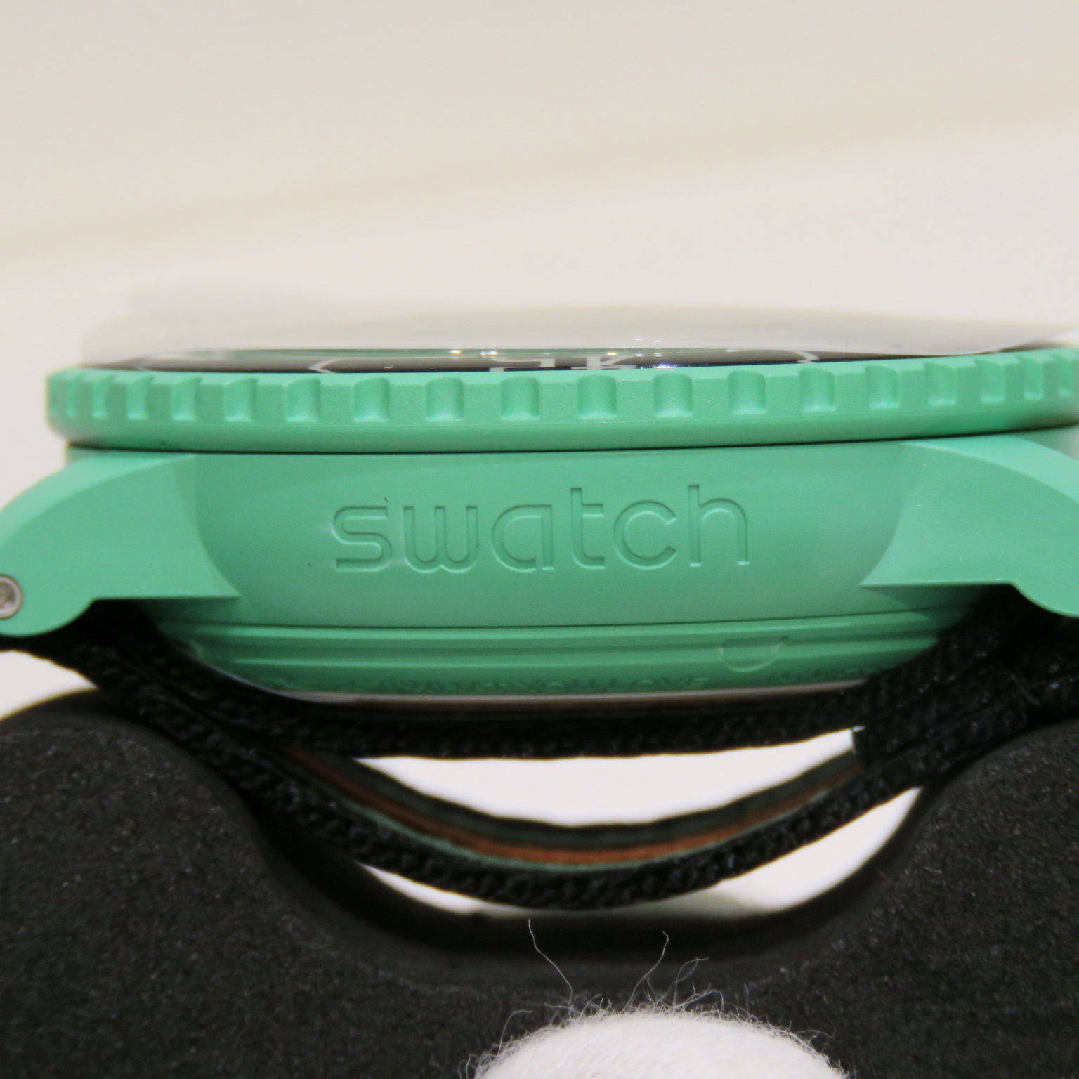 Blancpain x Swatch (�֥��ѥ�ߥ������å�) �Х�������ߥå� �������� �ե��եƥ��ե����ॹ ����ǥ����󥪡������ �ӻ��� SO35I100 �֥�å��ߥ��꡼�� ����ߥå�/���ȥ�å� ��°�ʴ��� ̤���� A-074 ���Ź