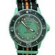 Blancpain x Swatch (�֥��ѥ�ߥ������å�) �Х�������ߥå� �������� �ե��եƥ��ե����ॹ ����ǥ����󥪡������ �ӻ��� SO35I100 �֥�å��ߥ��꡼�� ����ߥå�/���ȥ�å� ��°�ʴ��� ̤���� A-074 ���Ź