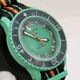 Blancpain x Swatch (�֥��ѥ�ߥ������å�) �Х�������ߥå� �������� �ե��եƥ��ե����ॹ ����ǥ����󥪡������ �ӻ��� SO35I100 �֥�å��ߥ��꡼�� ����ߥå�/���ȥ�å� ��°�ʴ��� ̤���� A-074 ���Ź