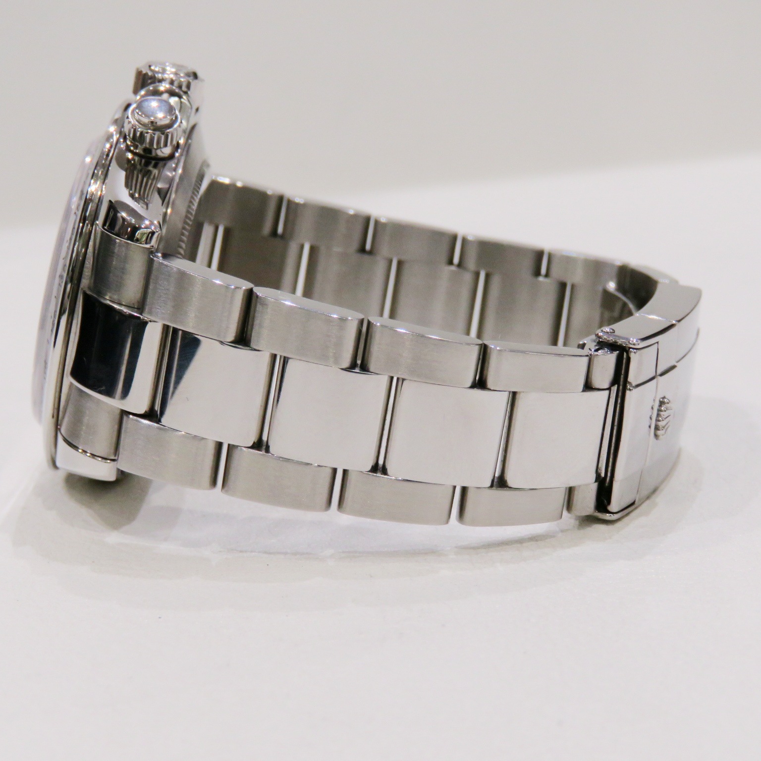 ROLEX (����å���) �����⥰��եǥ��ȥ� �ӻ��� 116520 �ۥ磻�� SS ���������� ���饹�礱ͭ�� ��°�ʴ��� ��� Y-002 ���Ź