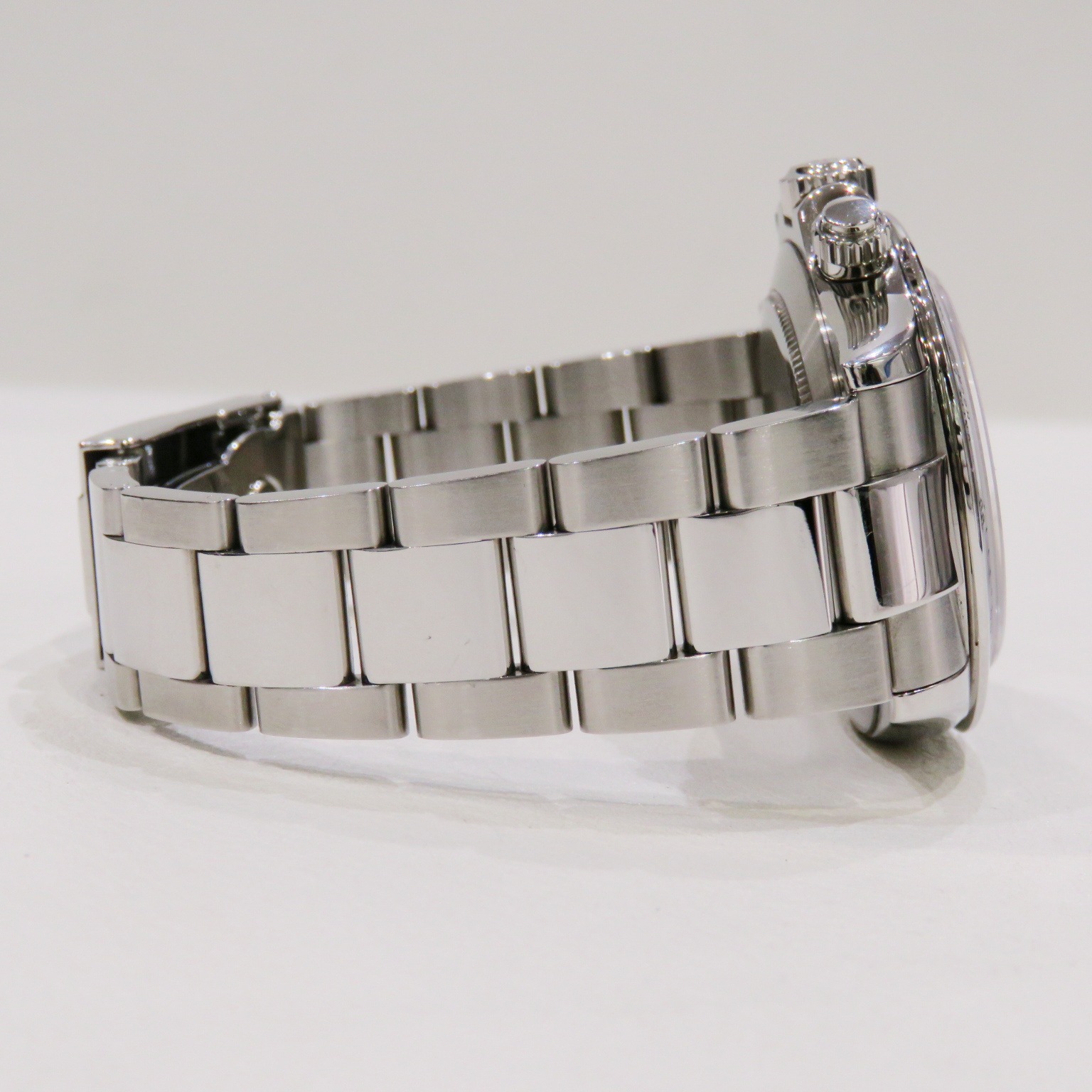 ROLEX (����å���) �����⥰��եǥ��ȥ� �ӻ��� 116520 �ۥ磻�� SS ���������� ���饹�礱ͭ�� ��°�ʴ��� ��� Y-002 ���Ź