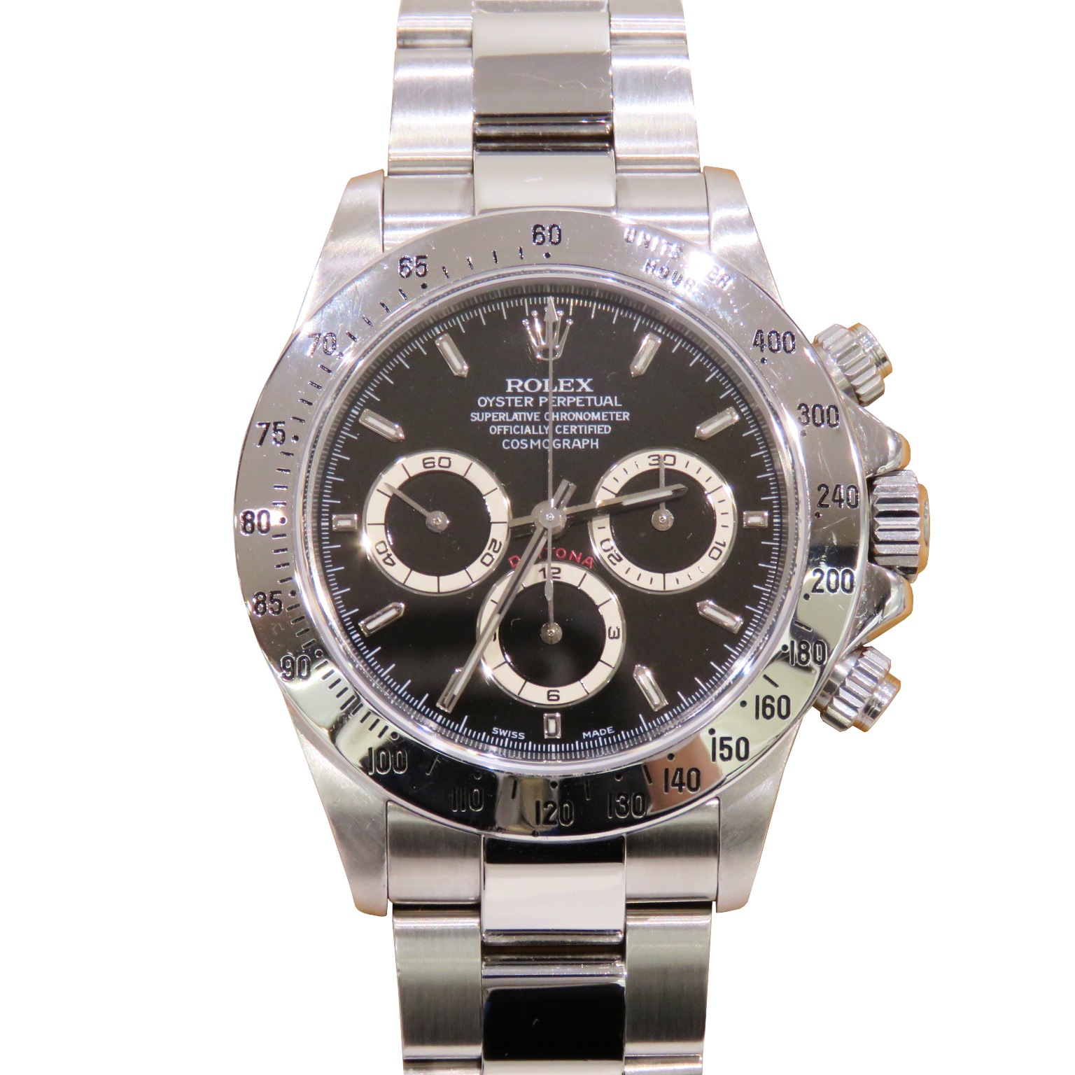 ROLEX (ロレックス) コスモグラフデイトナ 腕時計 16520 ブラック SS