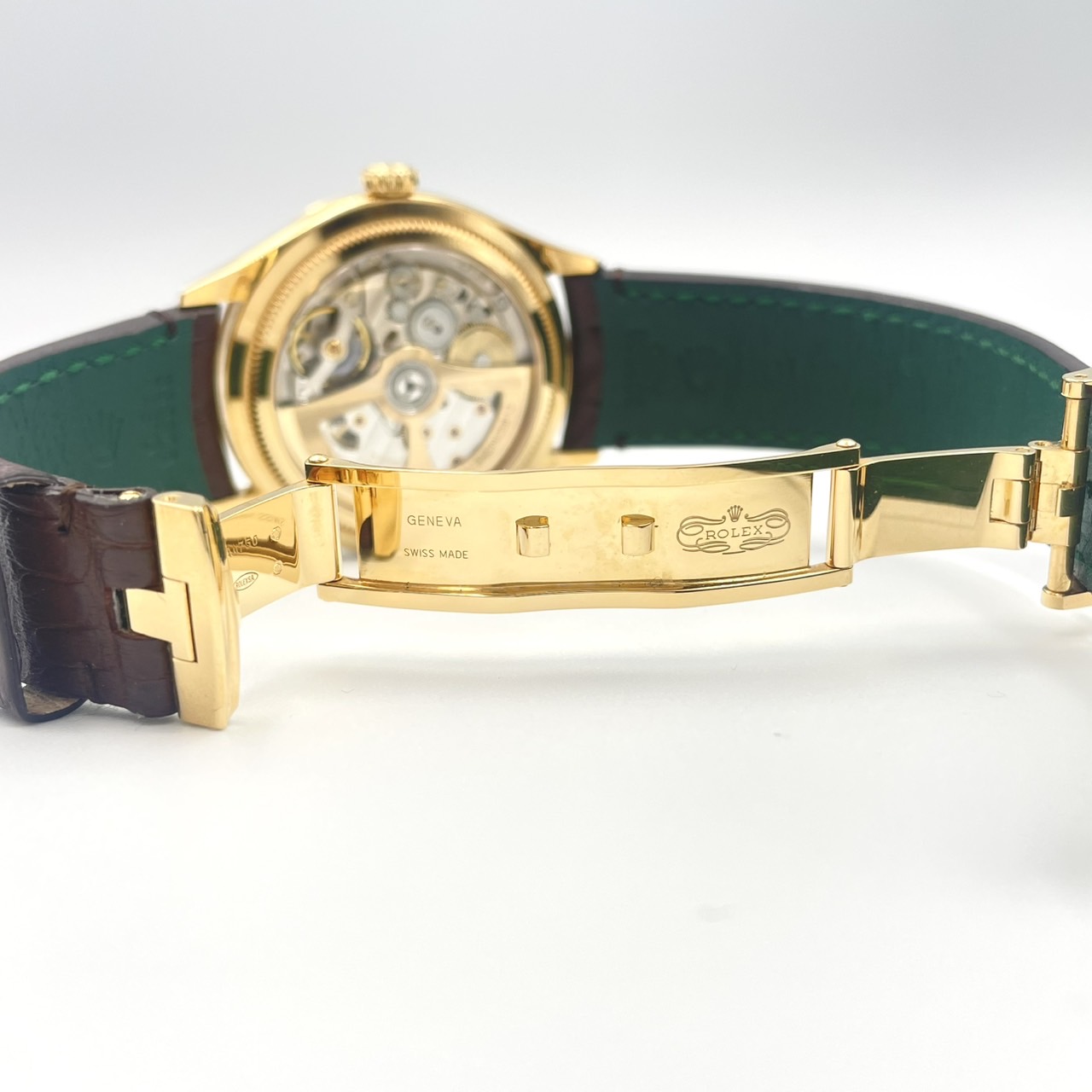 ROLEX(����å���) 1908 52508 �ۥ磻�� K18YG/�쥶�� 2024ǯ4�� ������� CAT-883 (���ض�Ź)