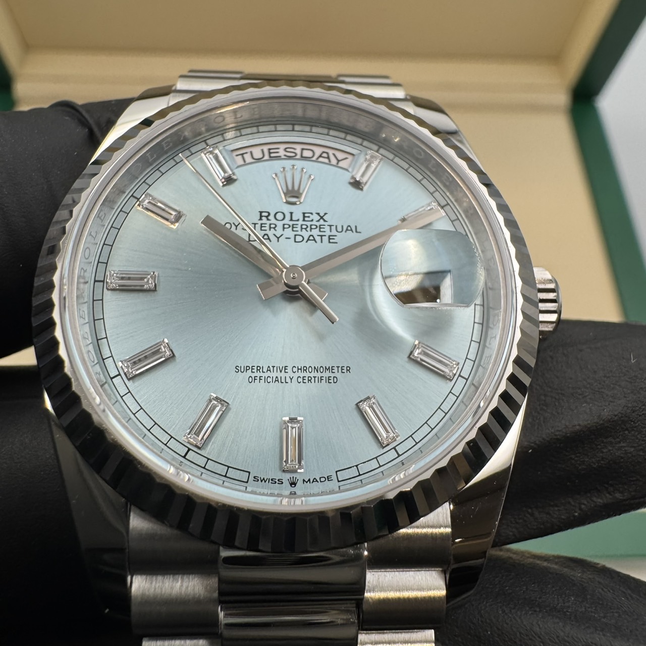 ROLEX (����å���) �ǥ��ǥ���36 �ӻ��� 128236 ���������������֥롼 ����� ���ض�Ź ST-19
