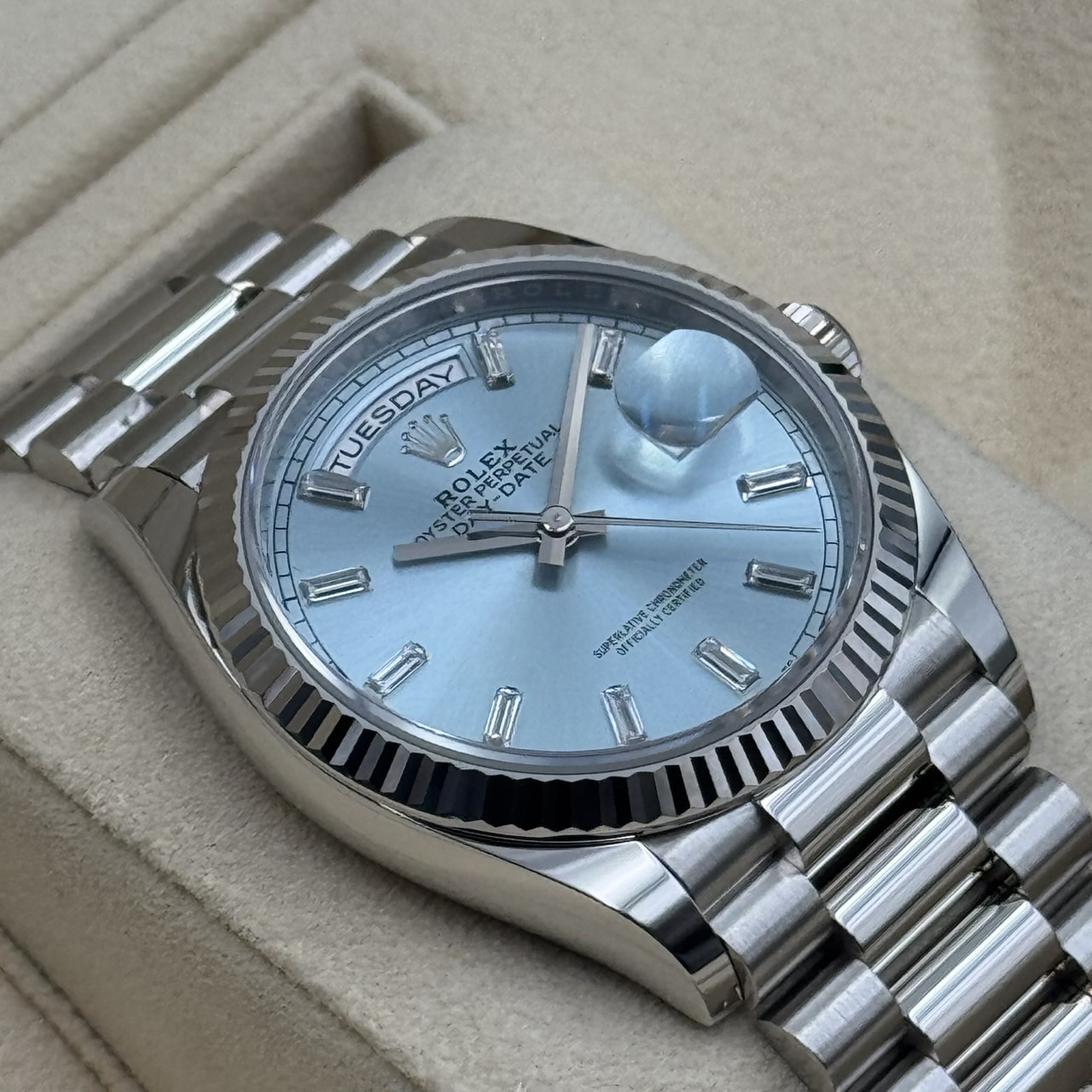 ROLEX (����å���) �ǥ��ǥ���36 �ӻ��� 128236 ���������������֥롼 ����� ���ض�Ź ST-19