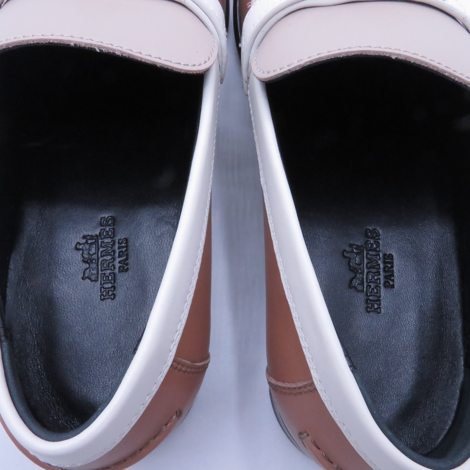 HERMES (����᥹)/�⥫���� ���꡼�����ե���/�ǥ�����/�֥饦��/�ȥ�����/�ۥ磻�ȥ��顼/������35 1/2(��22.5��23.0cm)/̤����/NAC-603(̾�Ų�Ź)