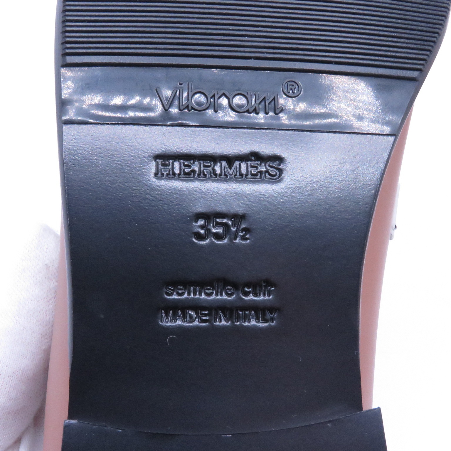 HERMES (����᥹)/�⥫���� ���꡼�����ե���/�ǥ�����/�֥饦��/�ȥ�����/�ۥ磻�ȥ��顼/������35 1/2(��22.5��23.0cm)/̤����/NAC-603(̾�Ų�Ź)