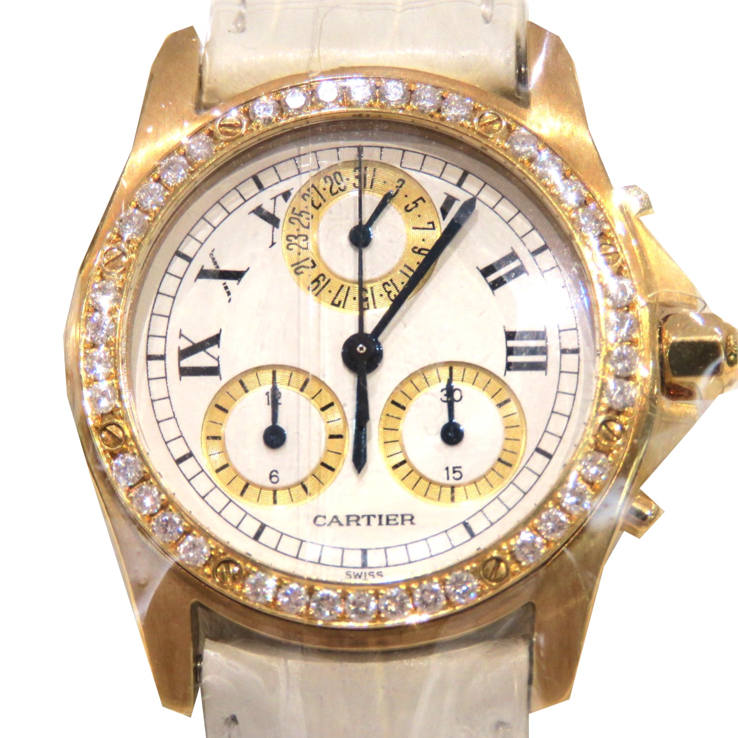 Cartier (カルティエ) サントスラウンドクロノリフレックス 腕時計