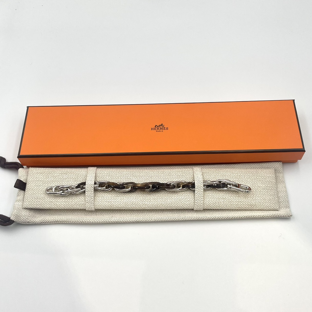 HERMES(����᥹) ���ޥ顼����֥쥹��å� �᥿�롦�ۡ��� 19cm ̤���� CAB-813 ���ض�Ź