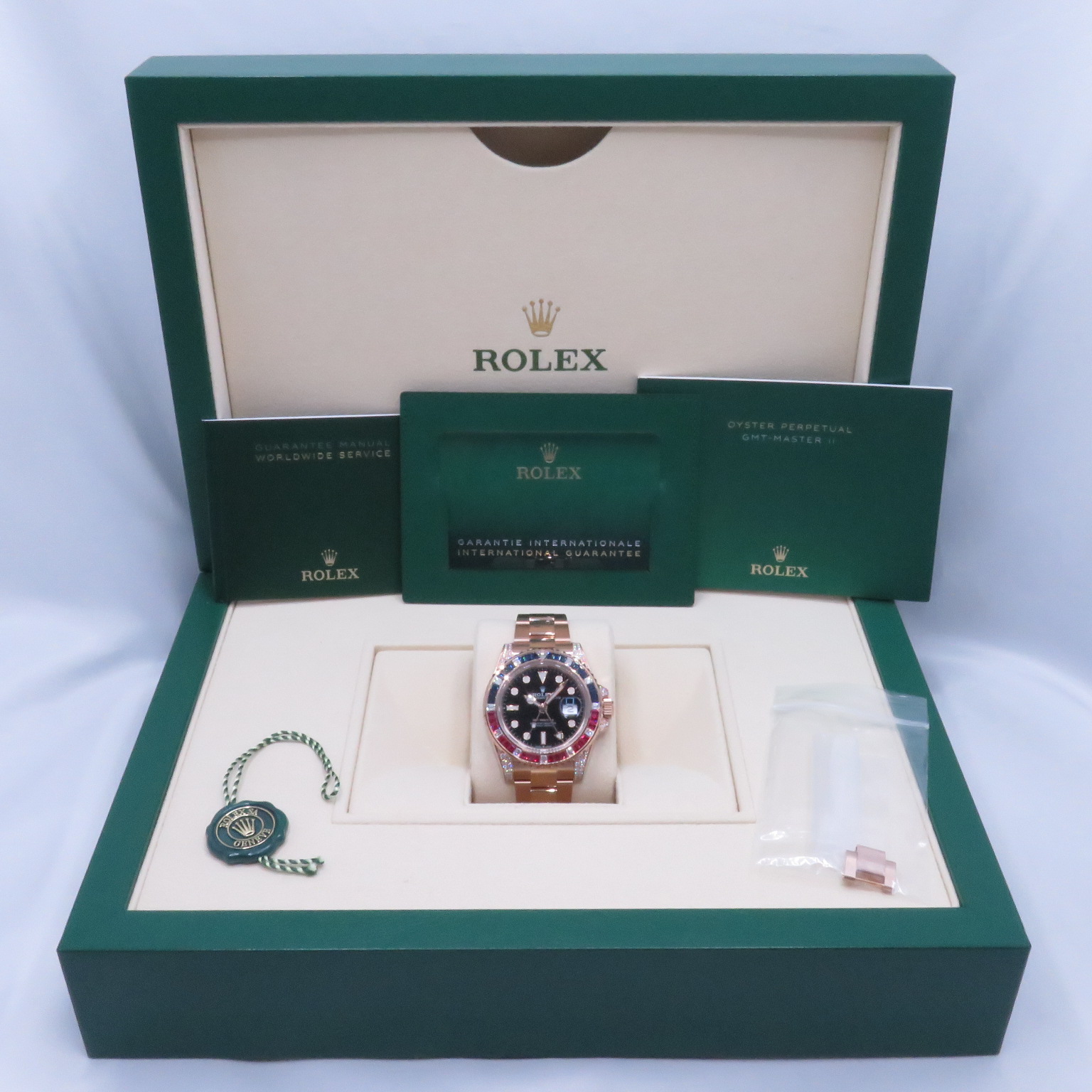 ROLEX(����å���)/GMT�ޥ�������/126755SARU/�֥�å�/����Ĵͭ/2021.7��/̤����/NAC-528��̾�Ų�Ź��