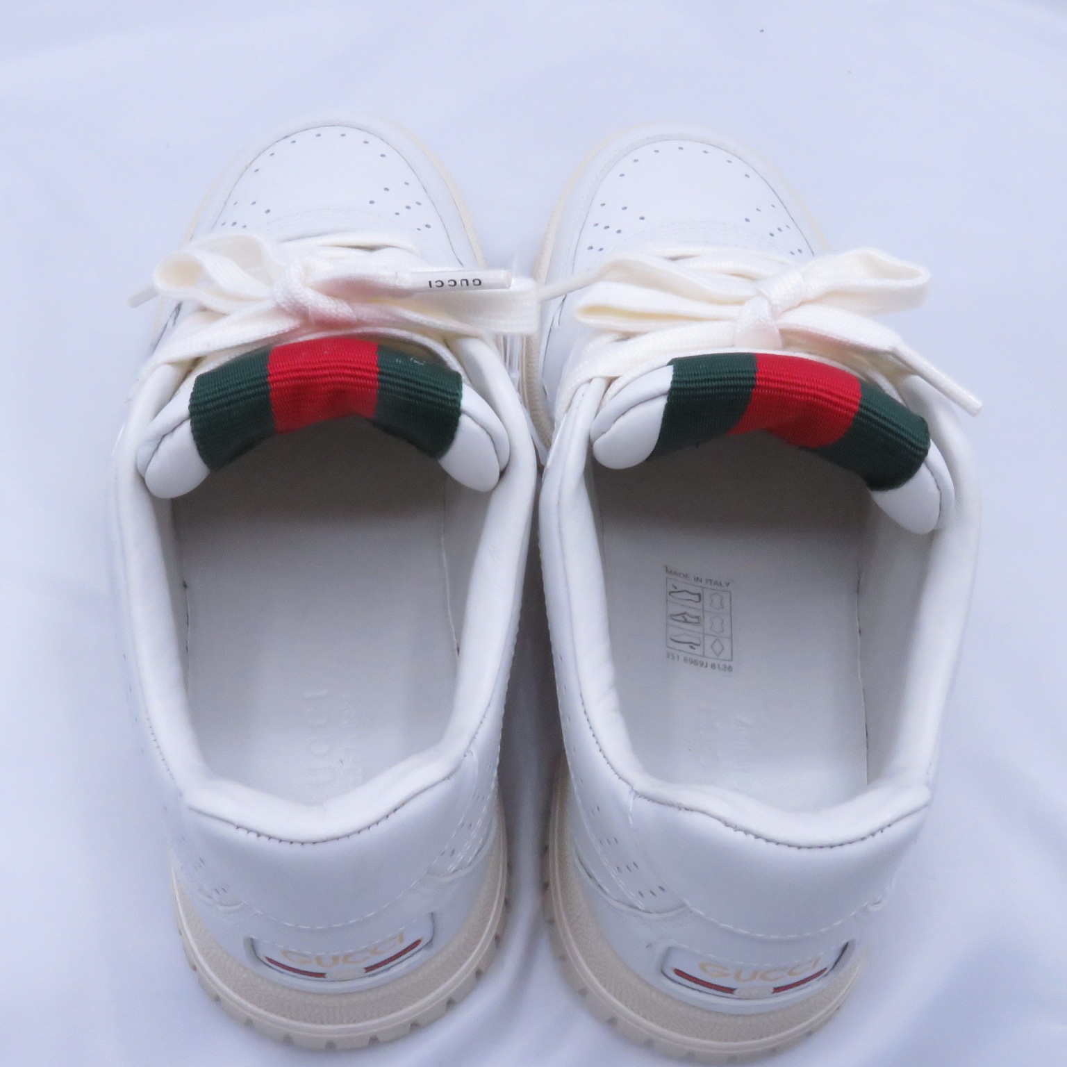 GUCCI (���å�)/�ꥦ���֥��ȥ饤�ץ��塼��/�ۥ磻��/������35(��22.5cm)/�������/NAC-606(̾�Ų�Ź)
