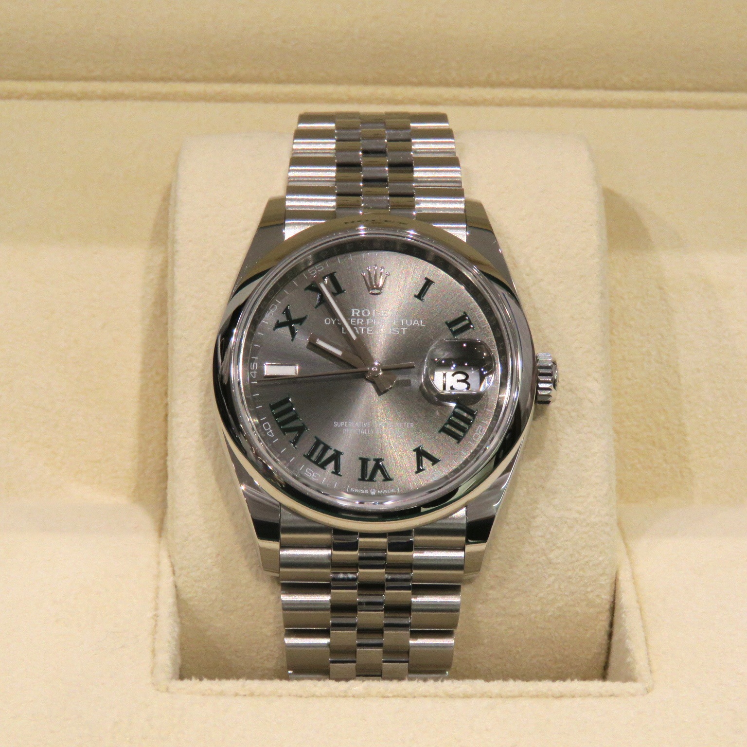 ROLEX (����å���) �ǥ��ȥ��㥹��36 �ӻ��� 126200 ���졼�� �����ޥ� SS ����ӥ꡼ ̤���� P-015 ���Ź