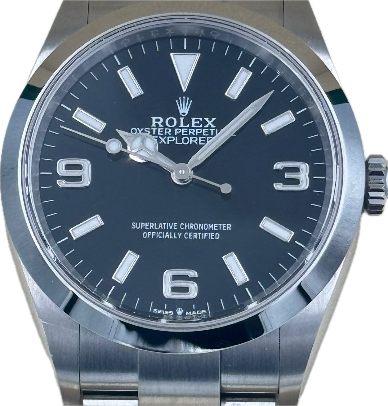 ロレックス エクスプローラーⅠ 124270 SS AT 黒文字盤 ROLEX (ロレックス) エクスプローラーⅠ 124270 ブラック SS 中古品