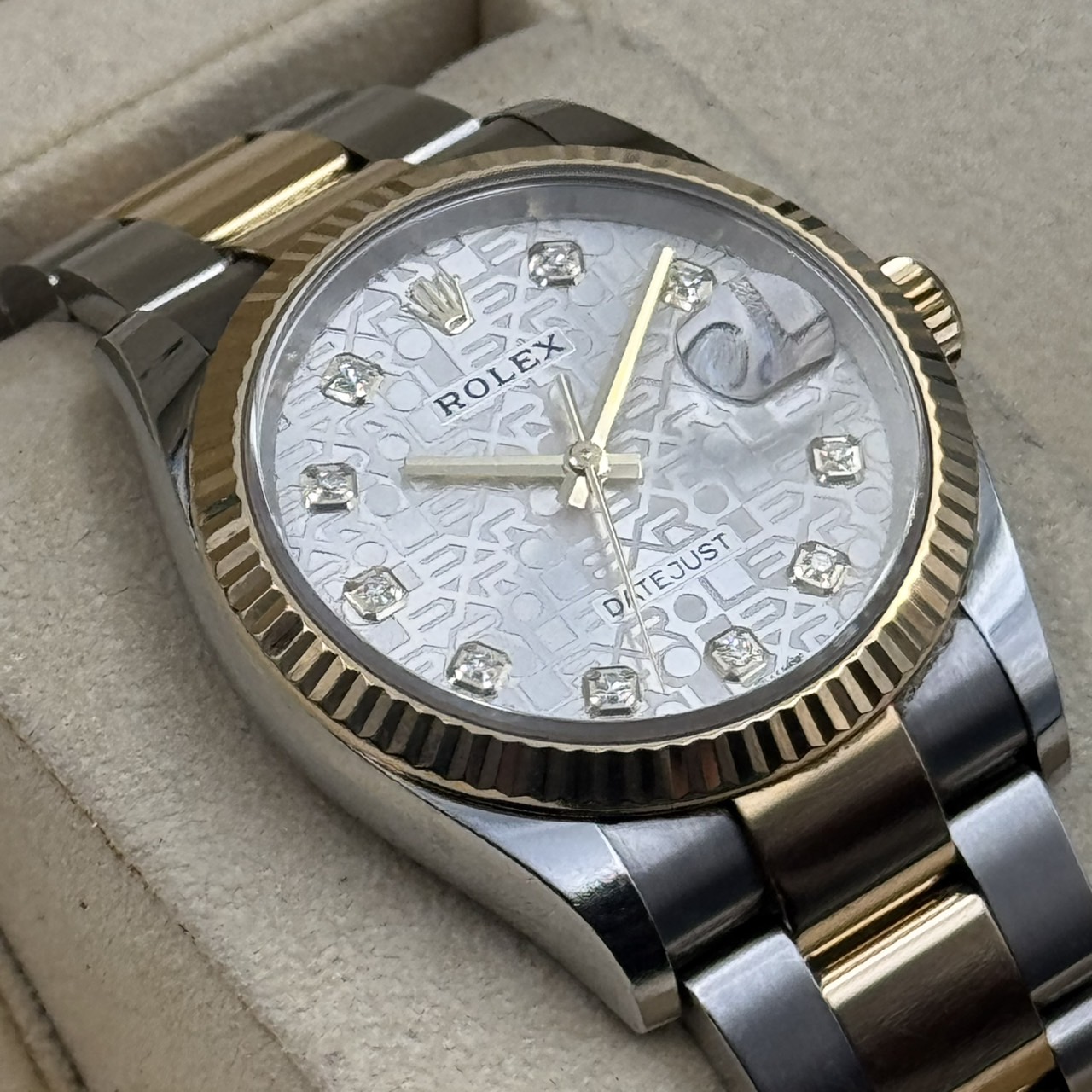 ROLEX(����å���) �ǥ��ȥ��㥹��36 126233 ����ԥ塼��������С�10PD ����� ���ض�Ź CAT-927