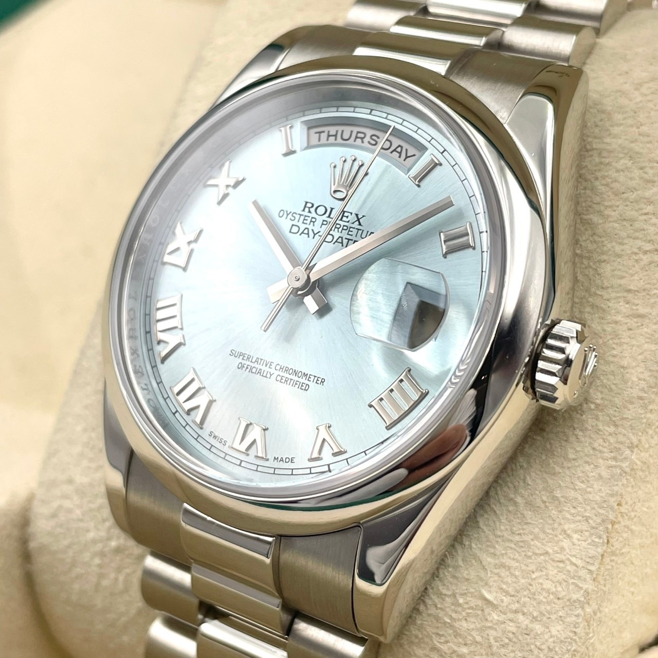 ROLEX(����å���) �ǥ��ǥ���36 118206 �������֥롼������ M��(2007ǯ) �����̵�� 2���޷��� ���������ɤ��� ���A ST-99 (���ض�Ź)