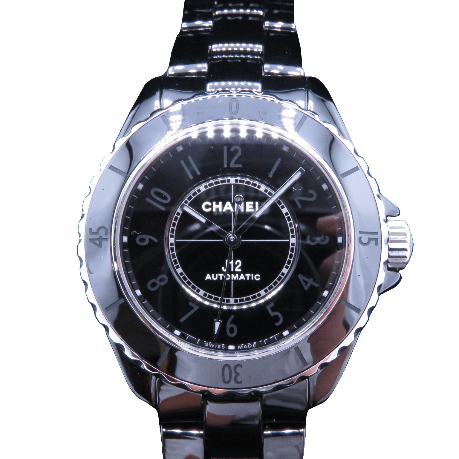 CHANEL(����ͥ�)/J12/H6185/�֥�å�/�ե���ȥ� �����С�12.1/38mm/����1200�ܸ���/����Ĵͭ/2021.5��/���/NAC-251��̾�Ų�Ź��
