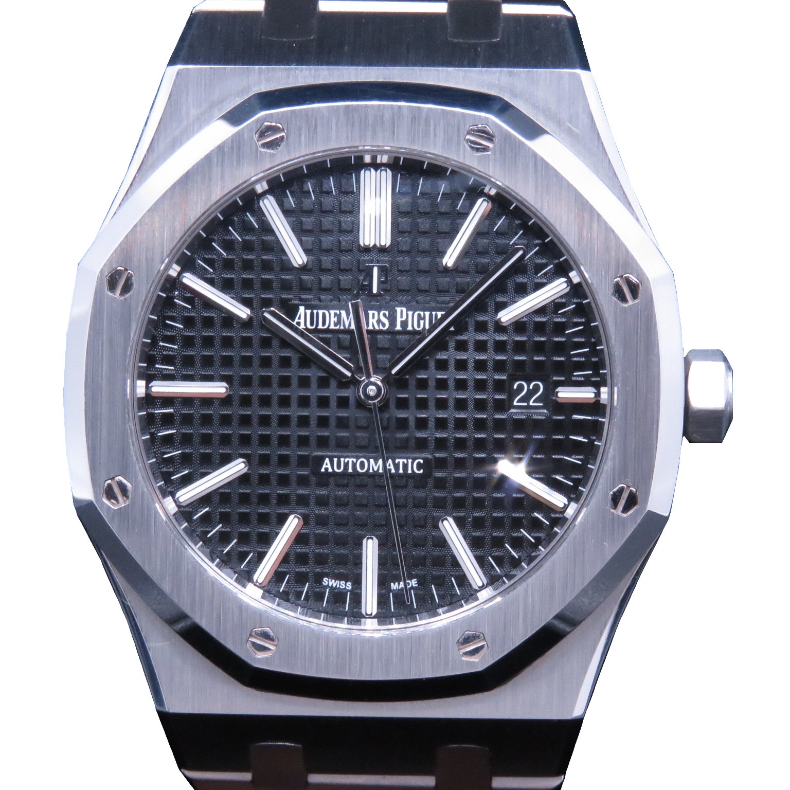 AUDEMARS PIGUET(�����ǥޥԥ�)/������륪����/15400ST.OO.1220ST.01/�֥�å�/2017.2��/���A/NAC-278��̾�Ų�Ź��