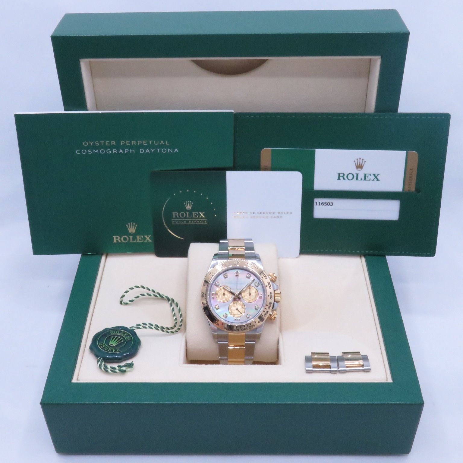 ROLEX(����å���)/�ǥ��ȥ�/116503NG/�֥�å�������/8P������/2020.5��/����ŹOH(2025.12��΢����)/���A/NAC-644��̾�Ų�Ź��