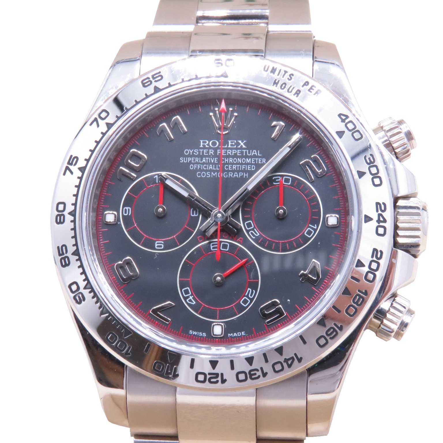 ROLEX(ロレックス)/デイトナ/116509/ブラック/アラビア文字/コマ調有