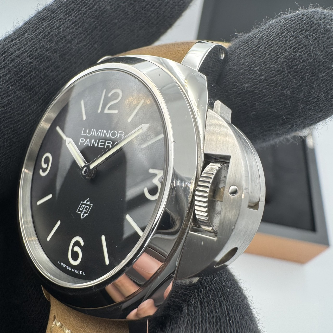 PANERAI(�ѥͥ饤) ��ߥΡ��� �١������� PAM1086 �֥�å� SS ����� ���ض�Ź CAT-597