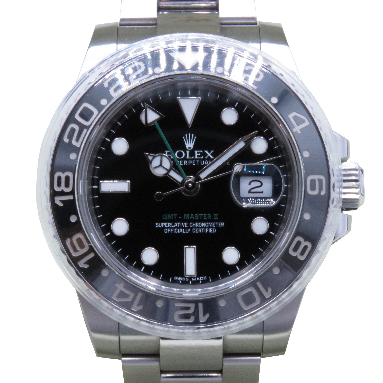 ROLEX(����å���)/GMT�ޥ�������/116710LN/�֥�å�/����������/2012.6��/���A/NAC-110��̾�Ų�Ź��