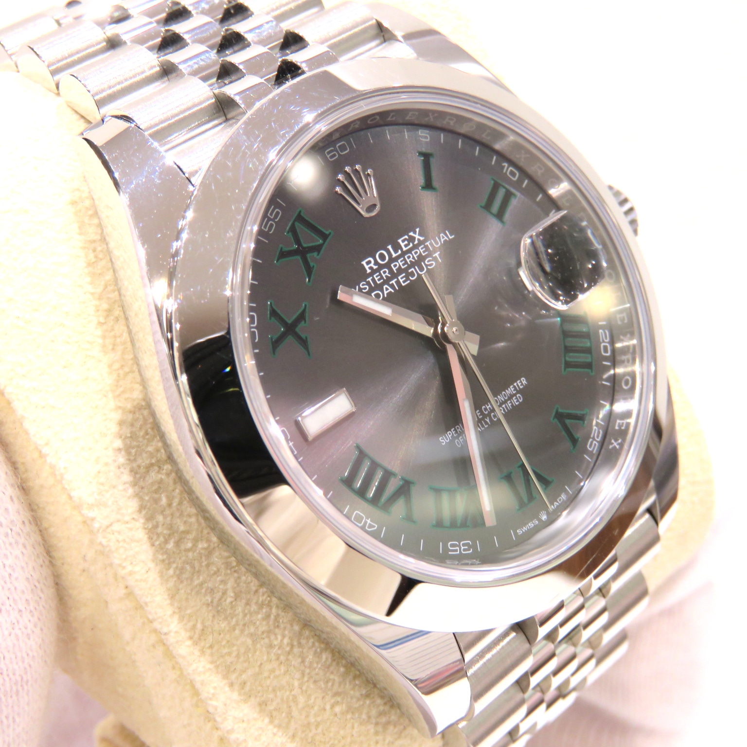 ROLEX (����å���) �ǥ��ȥ��㥹��41 �ӻ��� 126300 ���졼�ȥ����ޥ� 3����Ĵ�� ��� B-267 ���Ź
