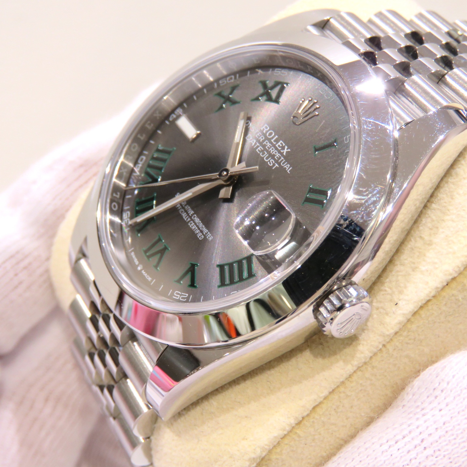 ROLEX (����å���) �ǥ��ȥ��㥹��41 �ӻ��� 126300 ���졼�ȥ����ޥ� 3����Ĵ�� ��� B-267 ���Ź