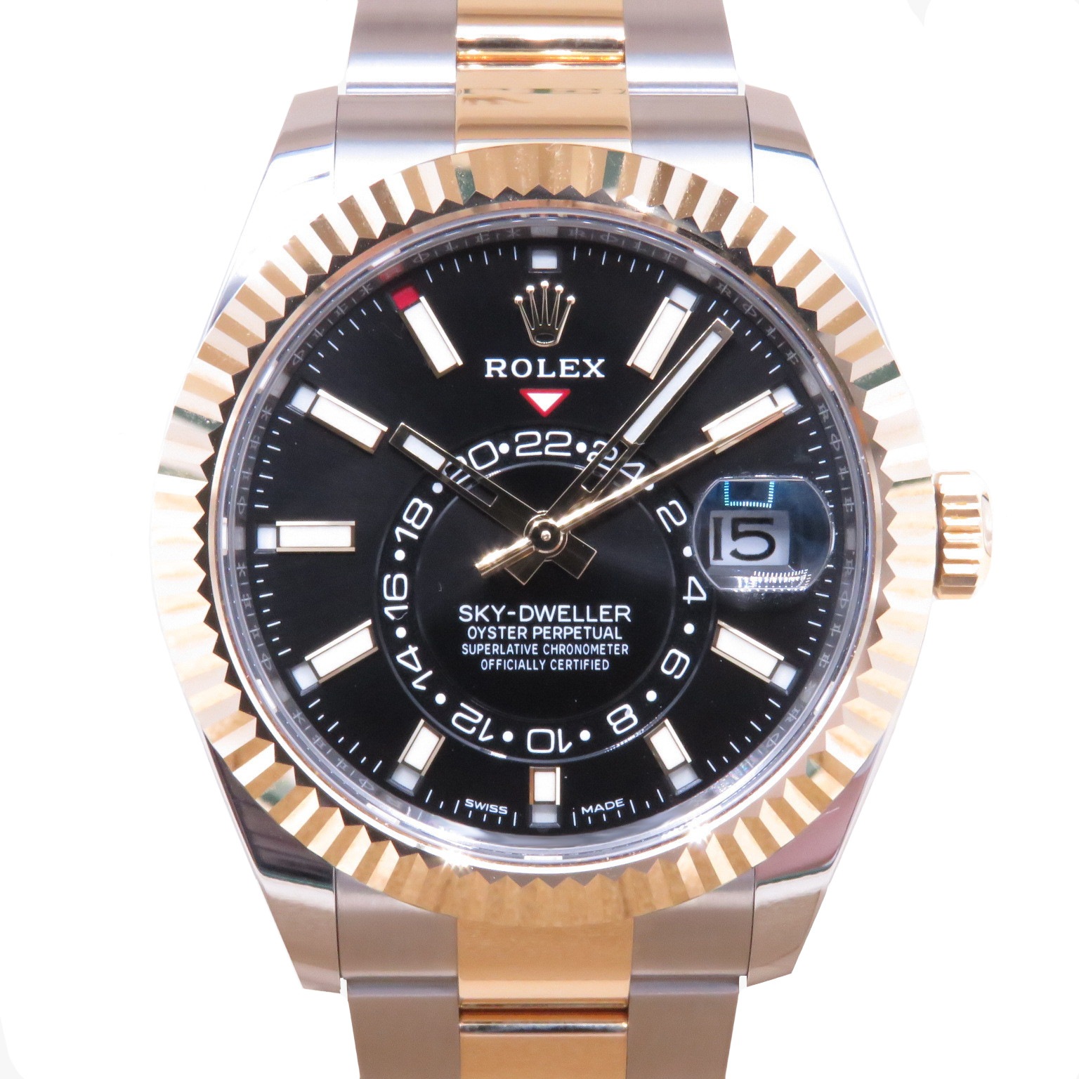 ROLEX(����å���) �������ɥ����顼 326933 �֥�å� ���������� SS/YG ����Ĵ��ͭ ̤���� NAB-564 (̾�Ų�Ź)