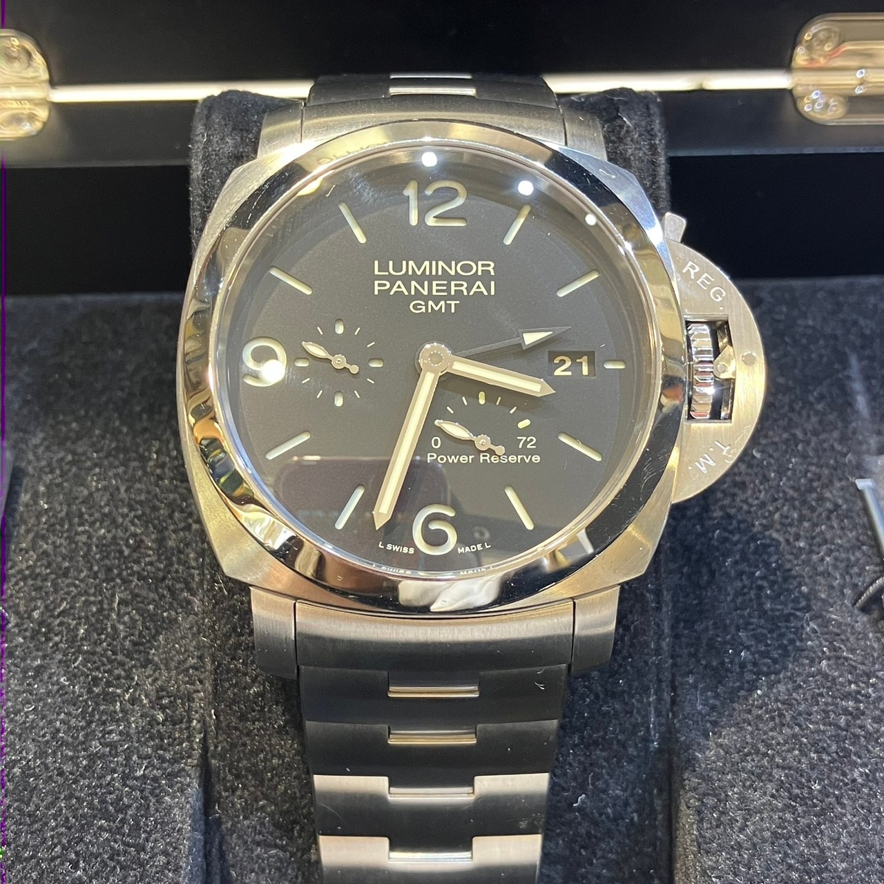 PANERAI(�ѥͥ饤) ��ߥΡ���1950 GMT �ѥ�ꥶ���� 44mm PAM00347 2013ǯ12�� UL-6  (����Ź)