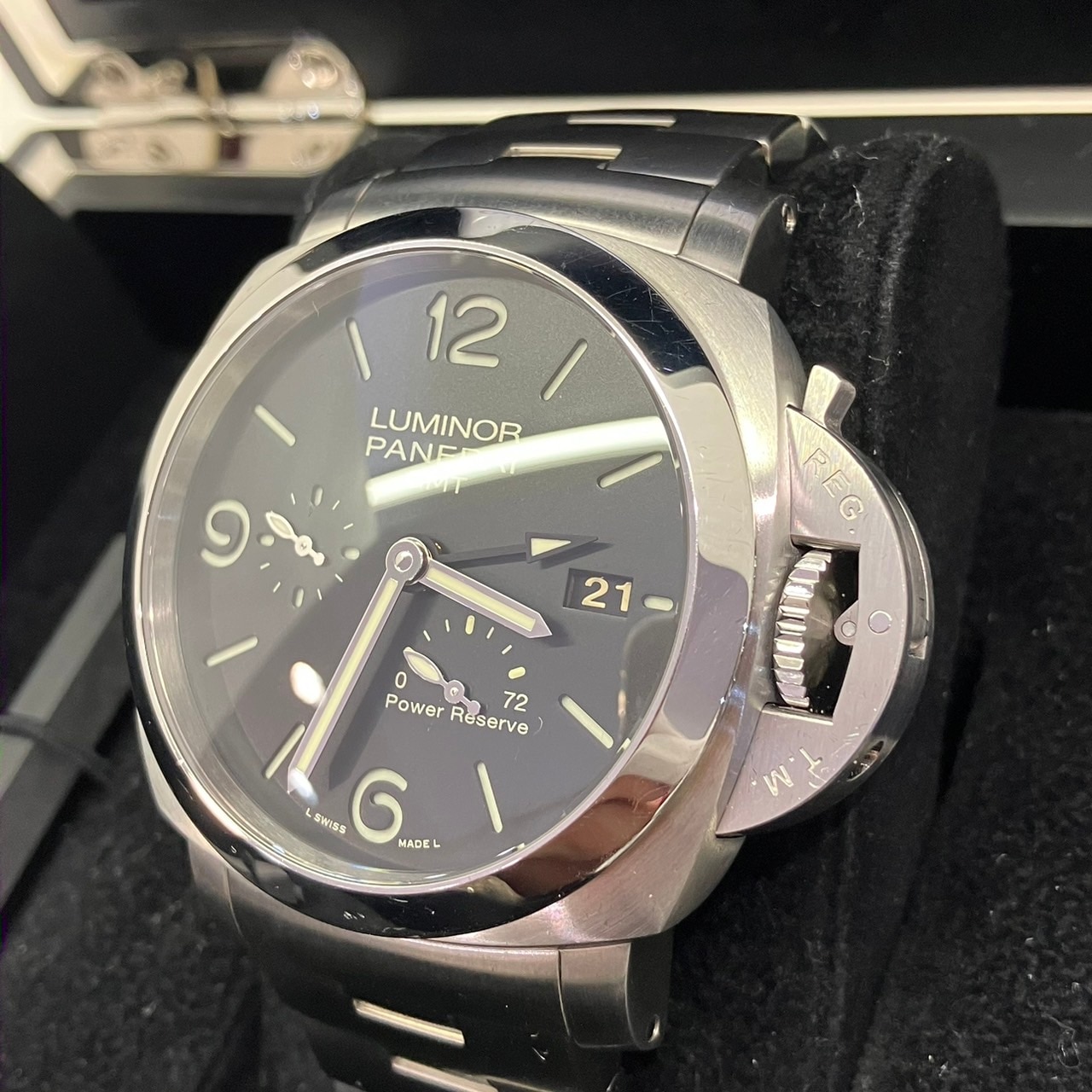 PANERAI(�ѥͥ饤) ��ߥΡ���1950 GMT �ѥ�ꥶ���� 44mm PAM00347 2013ǯ12�� UL-6  (����Ź)