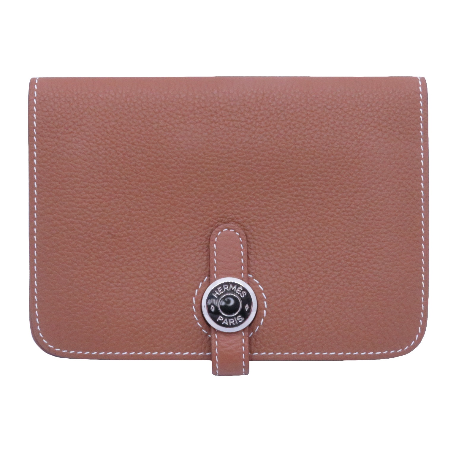 HERMES (エルメス)/ドゴンコンパクト/ゴールド/エヴァーカラー/SV金具