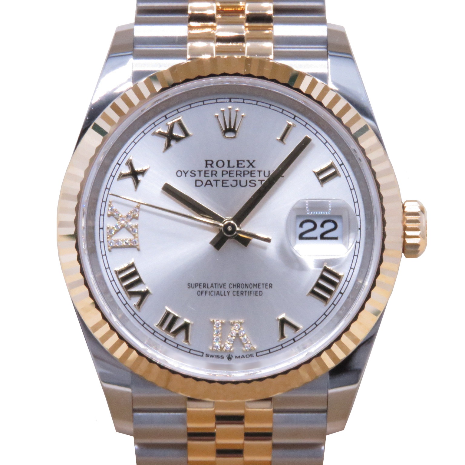 ROLEX(ロレックス)/デイトジャスト36/126233/シルバー/Ⅵ.Ⅸダイヤ 