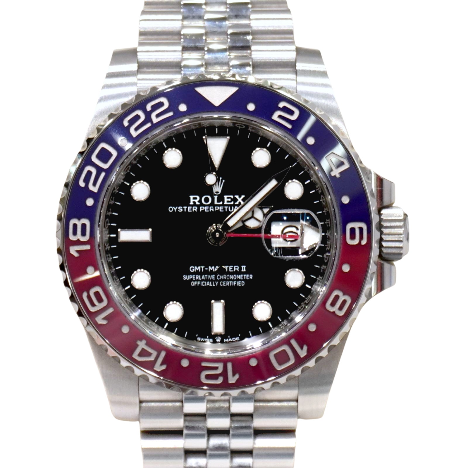 D-160 ROLEX (����å���) GMT�ޥ������� �ӻ��� 126710BLRO �֥�å� SS ����ӥ꡼ �����̵�� ����� ���Ź
