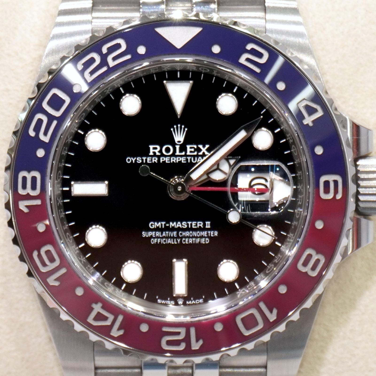 D-160 ROLEX (����å���) GMT�ޥ������� �ӻ��� 126710BLRO �֥�å� SS ����ӥ꡼ �����̵�� ����� ���Ź