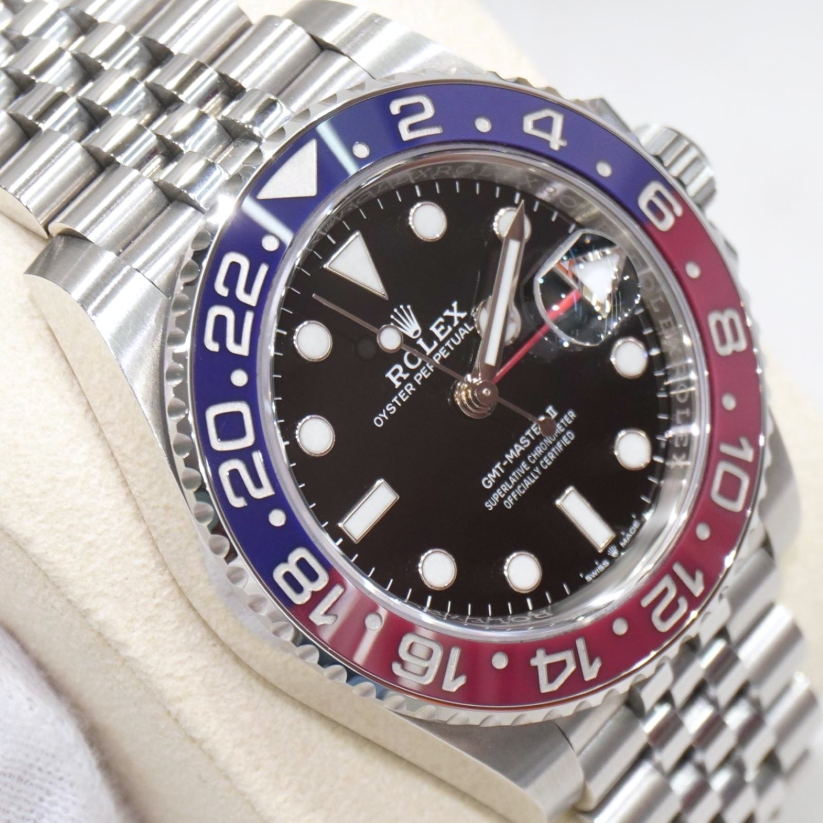 D-160 ROLEX (����å���) GMT�ޥ������� �ӻ��� 126710BLRO �֥�å� SS ����ӥ꡼ �����̵�� ����� ���Ź