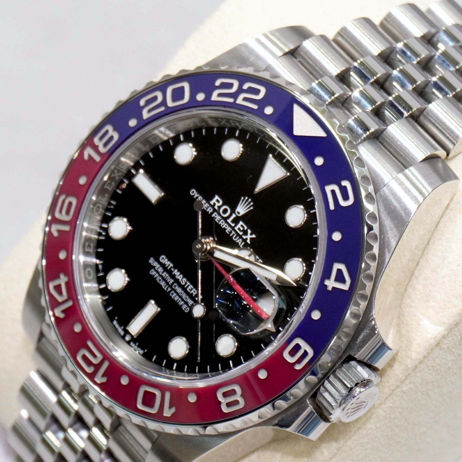 D-160 ROLEX (����å���) GMT�ޥ������� �ӻ��� 126710BLRO �֥�å� SS ����ӥ꡼ �����̵�� ����� ���Ź