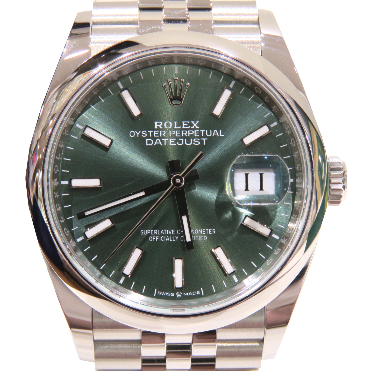 ロレックス ROLEX デイトジャスト 36 腕時計 メンズ（中古品