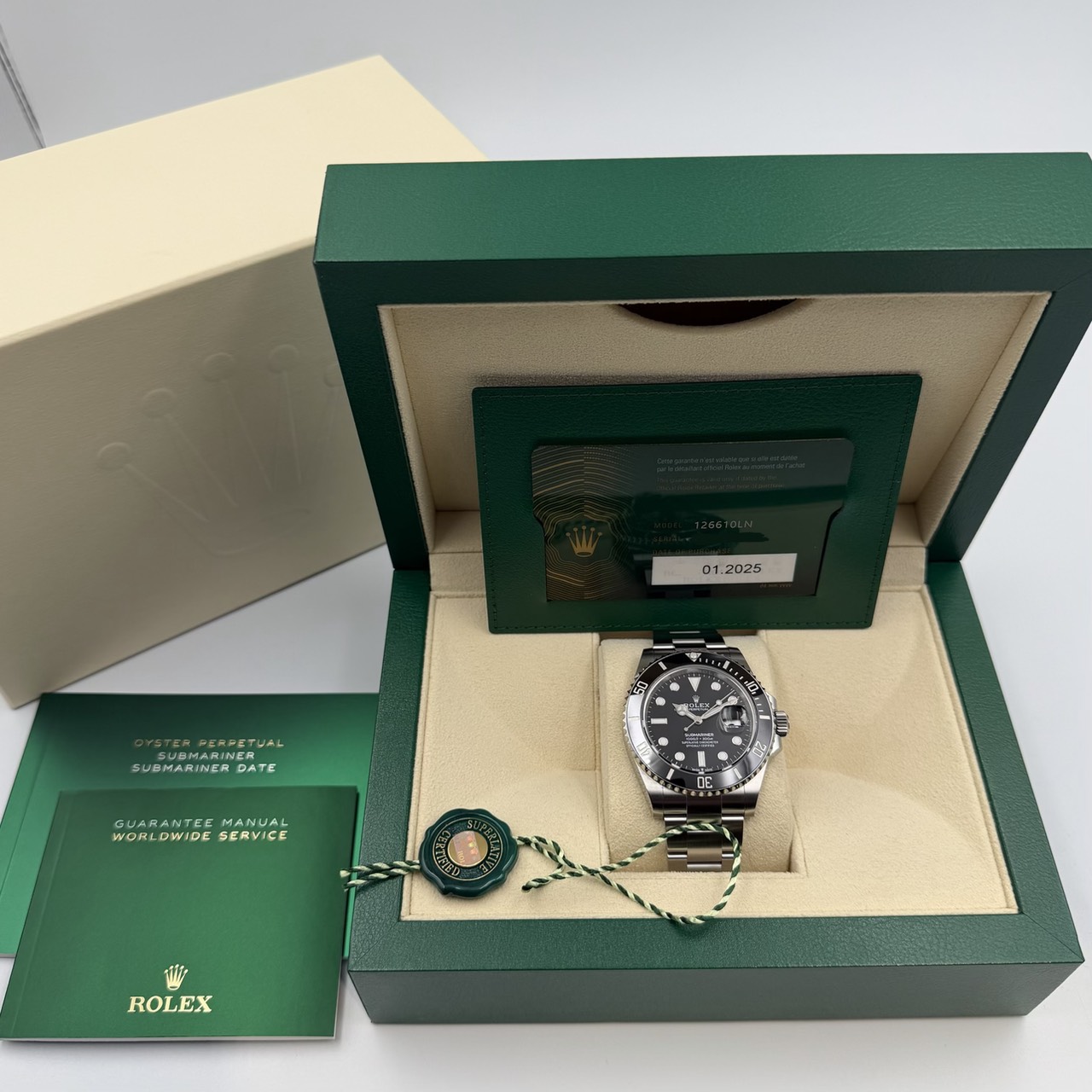 ����å��� SA-69 ���֥ޥ꡼�ʥǥ��� 126610LN �֥�å� 2025ǯ1�� ������� ����