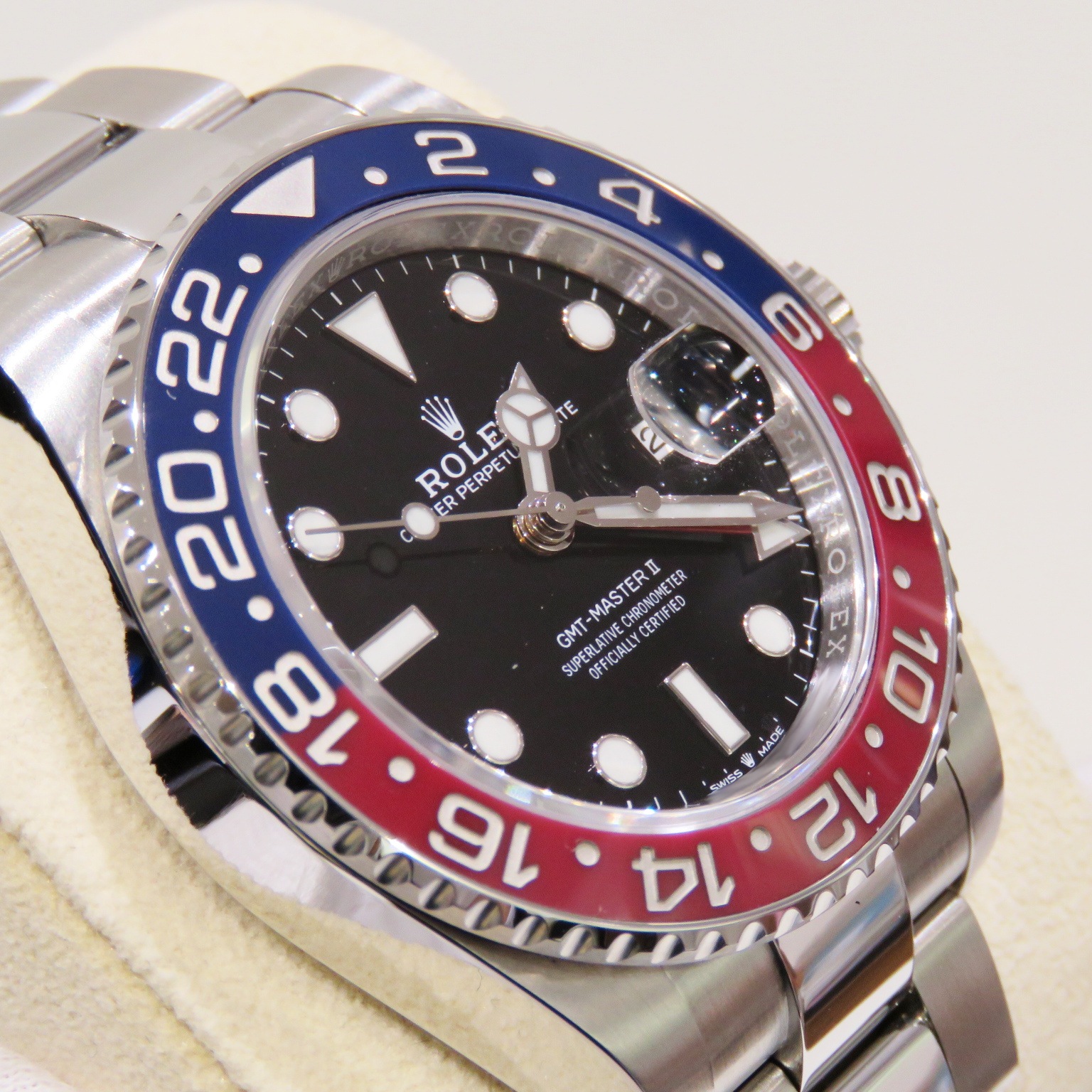 C-281 ROLEX (����å���) GMT�ޥ������� �ӻ��� 126710BLRO �֥�å� SS ���������� ̤Ĵ�� ��°�ʴ��� ������� ���Ź