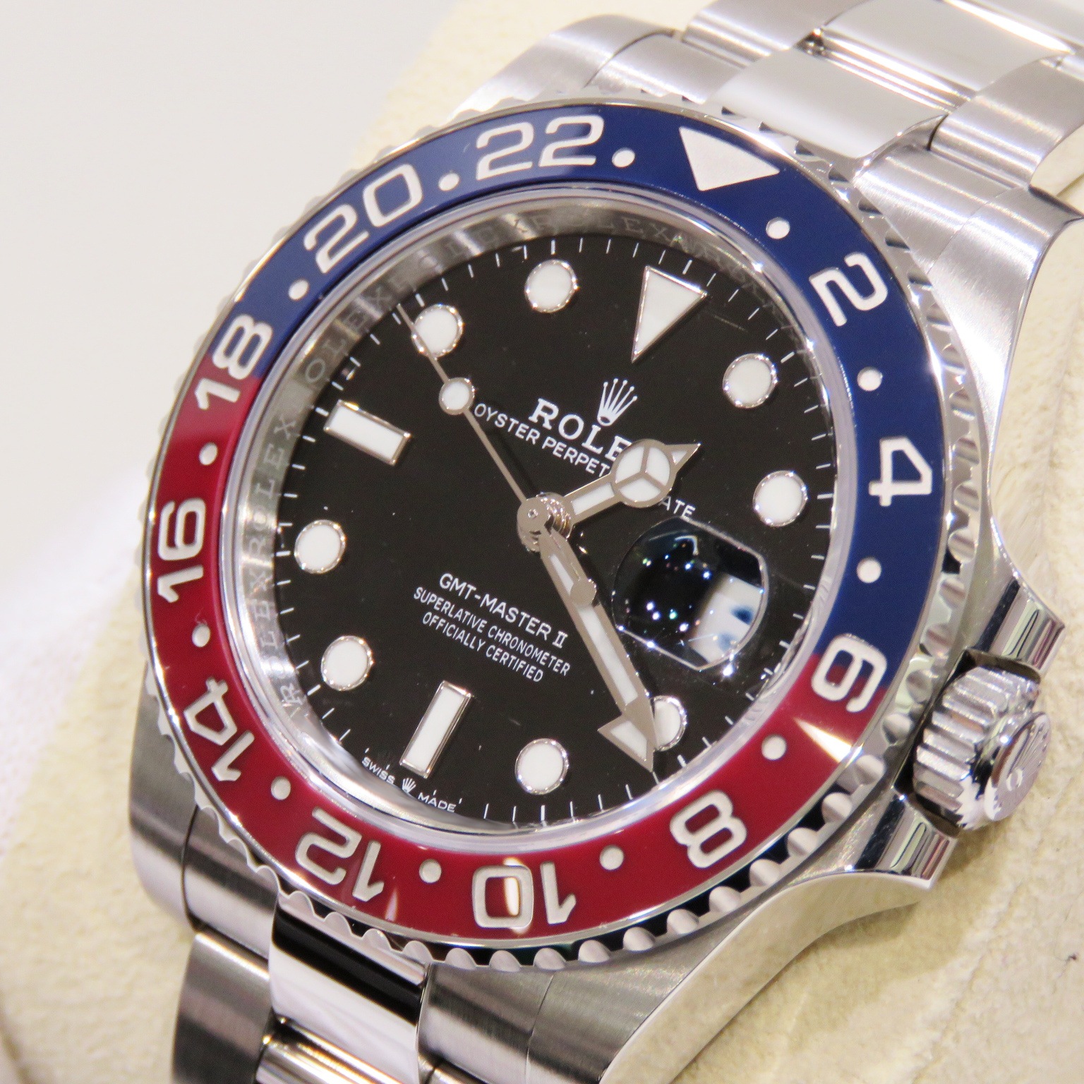 C-281 ROLEX (����å���) GMT�ޥ������� �ӻ��� 126710BLRO �֥�å� SS ���������� ̤Ĵ�� ��°�ʴ��� ������� ���Ź