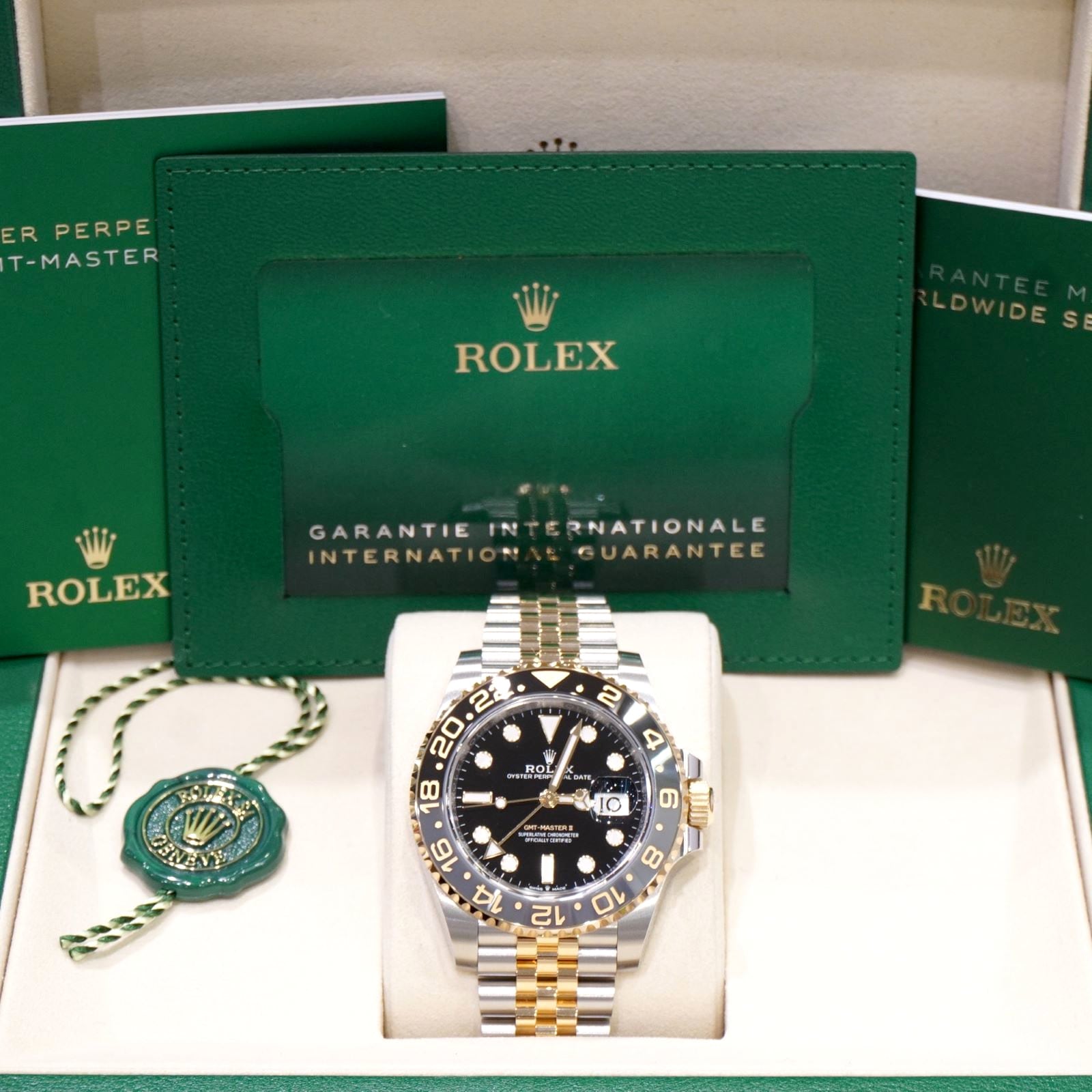 C-279 ROLEX (����å���) GMT�ޥ������� �ӻ��� 126713GRNR �֥�å� SS/YG ����ӥ꡼ ����̤Ĵ�� ��°�ʴ��� ����Ʊ�� ���Ź