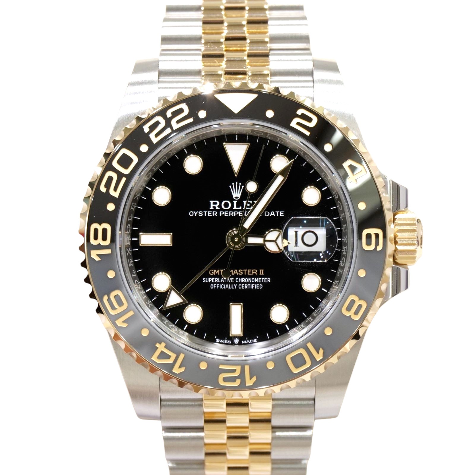 C-279 ROLEX (����å���) GMT�ޥ������� �ӻ��� 126713GRNR �֥�å� SS/YG ����ӥ꡼ ����̤Ĵ�� ��°�ʴ��� ����Ʊ�� ���Ź