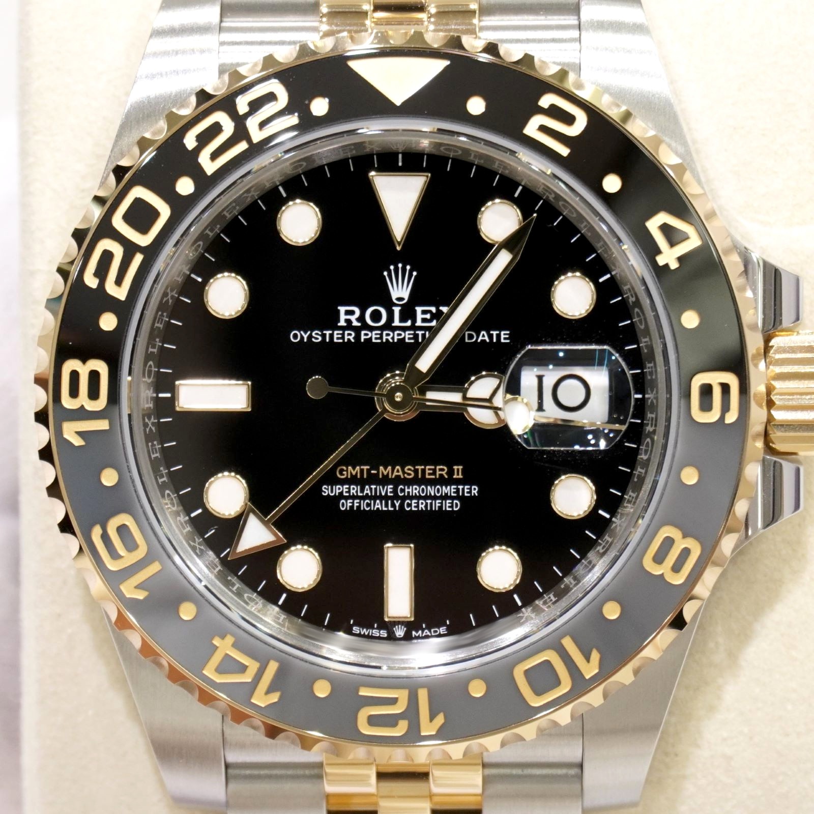 C-279 ROLEX (����å���) GMT�ޥ������� �ӻ��� 126713GRNR �֥�å� SS/YG ����ӥ꡼ ����̤Ĵ�� ��°�ʴ��� ����Ʊ�� ���Ź