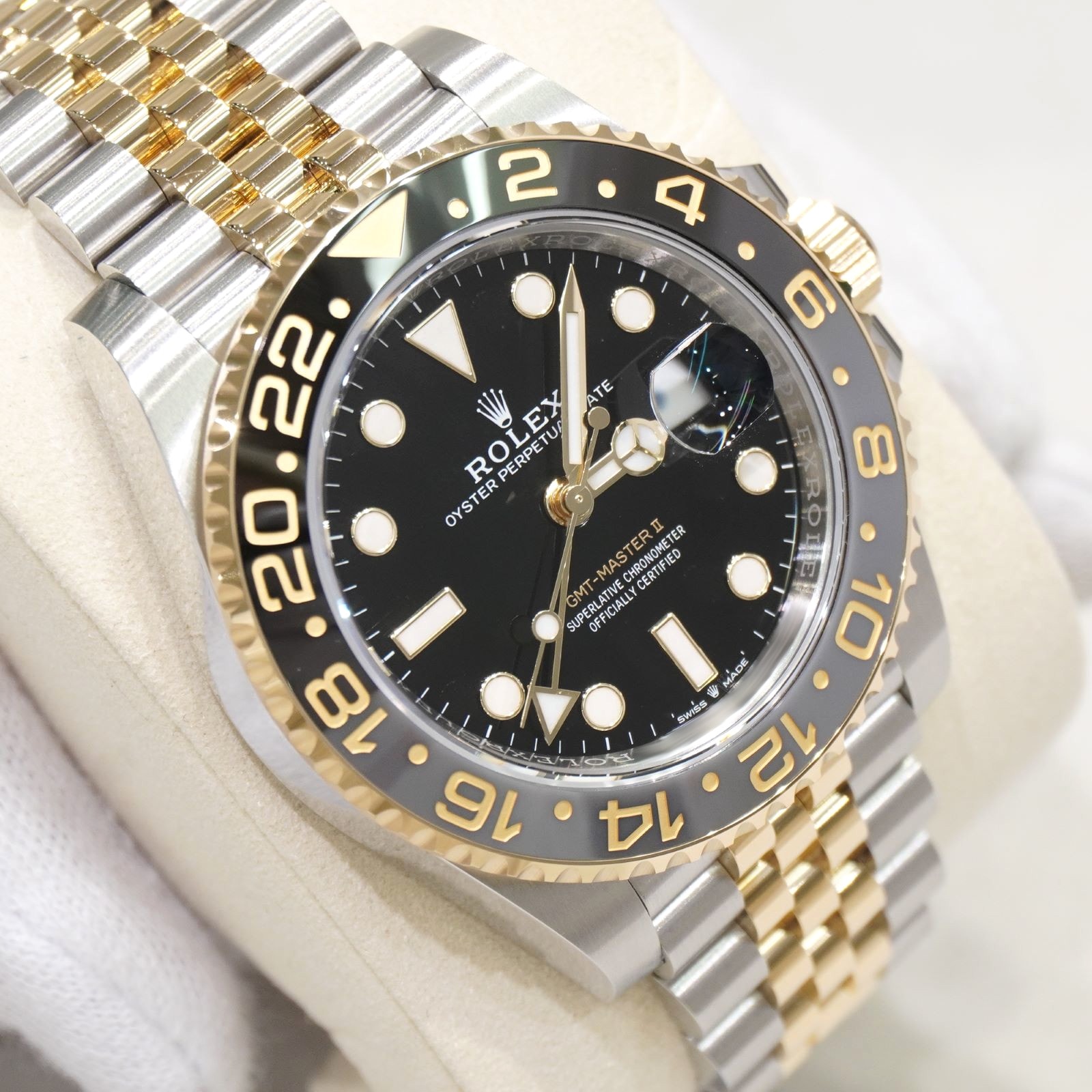 C-279 ROLEX (����å���) GMT�ޥ������� �ӻ��� 126713GRNR �֥�å� SS/YG ����ӥ꡼ ����̤Ĵ�� ��°�ʴ��� ����Ʊ�� ���Ź